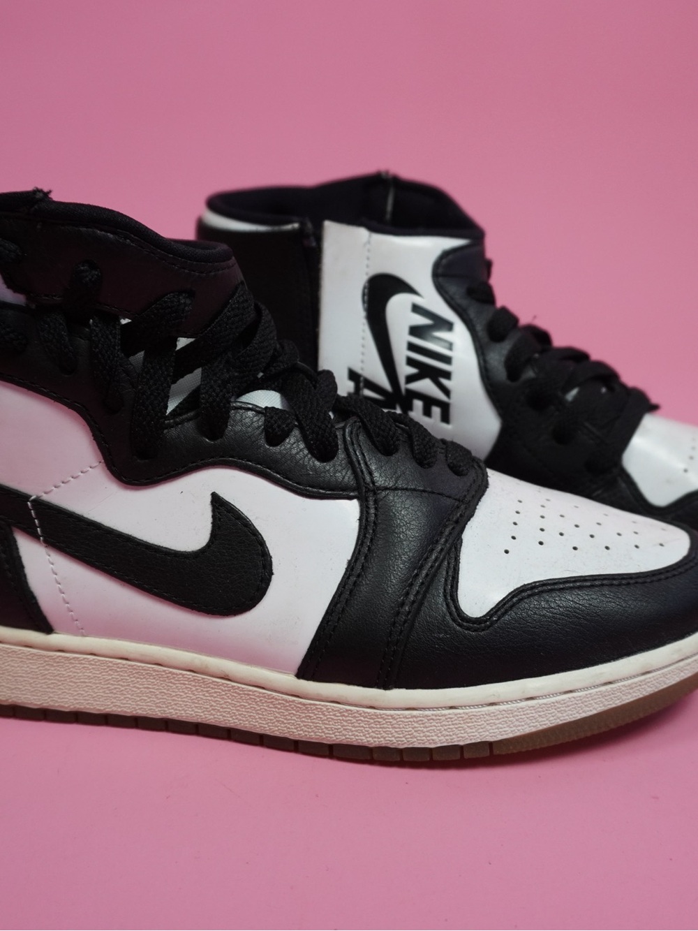 Nike Black & White High-Top Sneakers